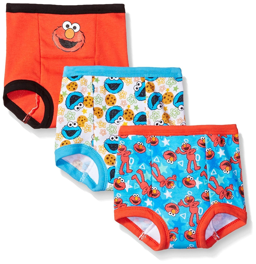 Sesame Street Girls' Elmo 3 Pack Training Pants