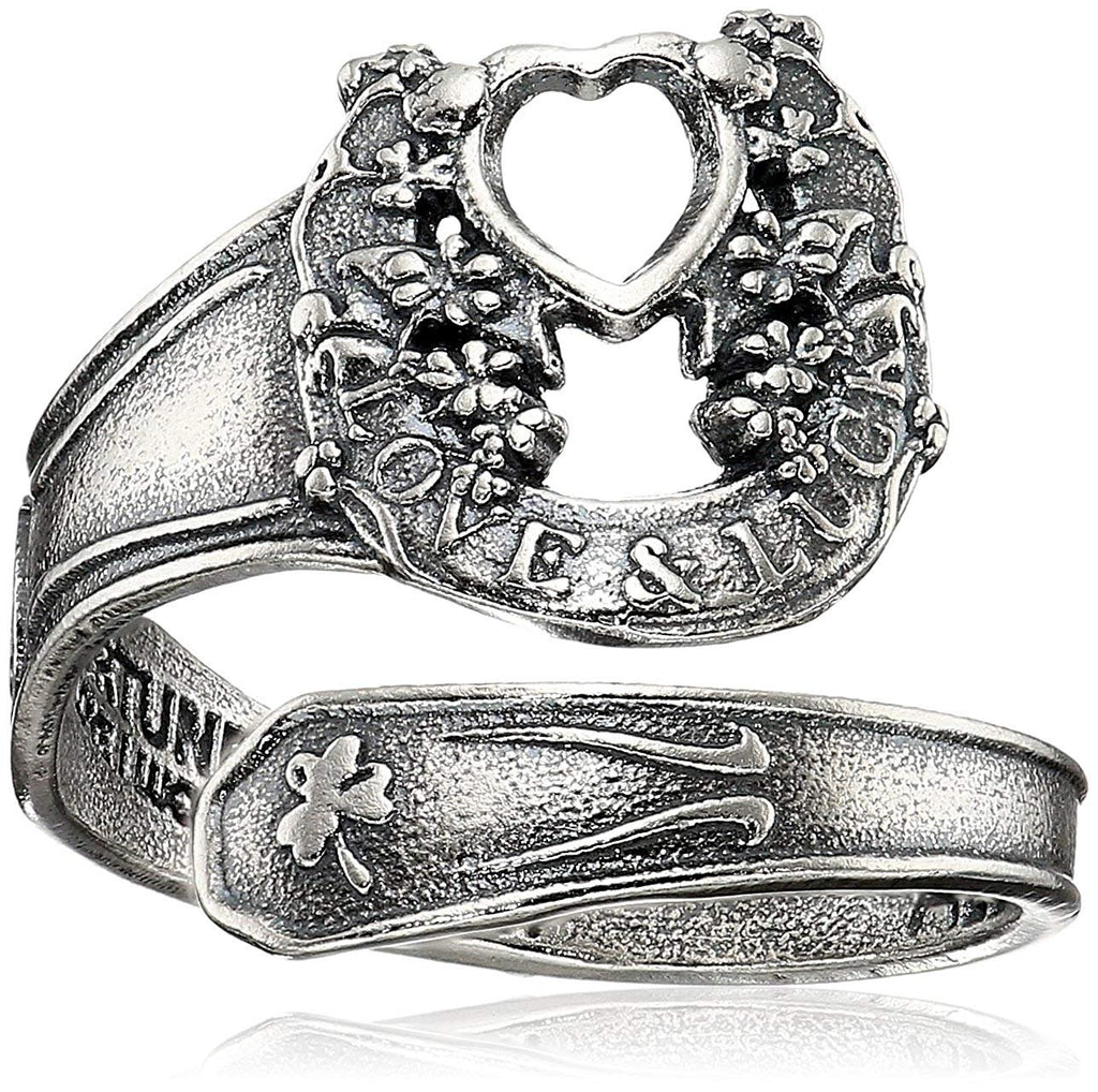 Alex and Ani Spoon Ring, Fortune's Favor Sterling Silver Bangle Bracelet