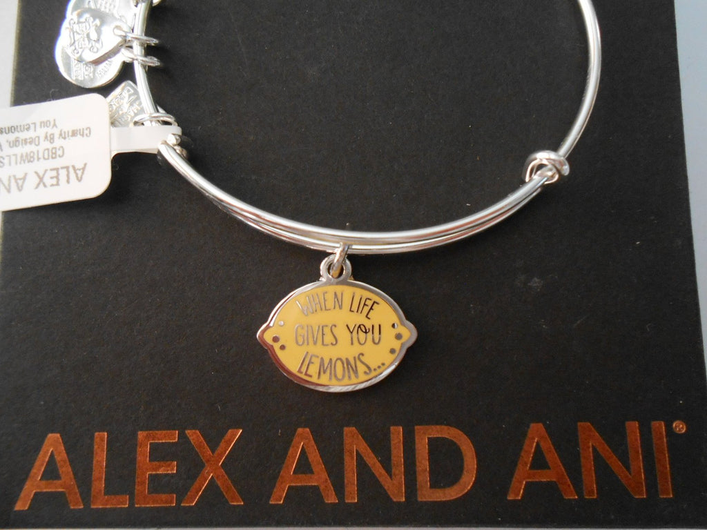 Alex and Ani Womens Charity By Design When Life Gives You Lemons Bangle