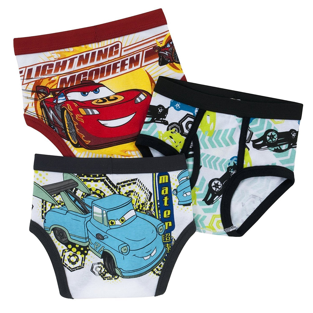 Cars Underwear 3-Pack for Toddler Boys (2T-8)