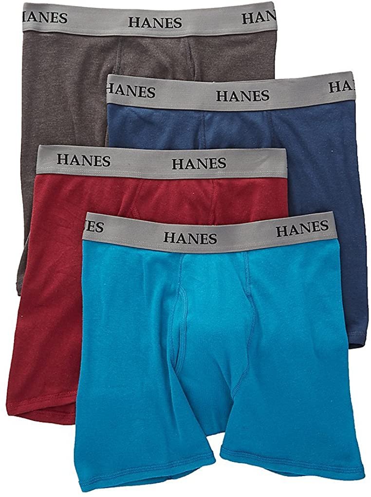 Hanes Men's Platinum Core Assorted Boxer Briefs - 4 Pack Y692F4