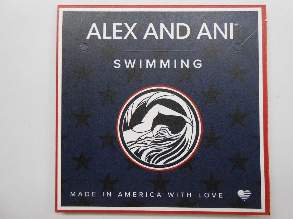 Alex and Ani Team USA Swimming Expandable Bangle Bracelet