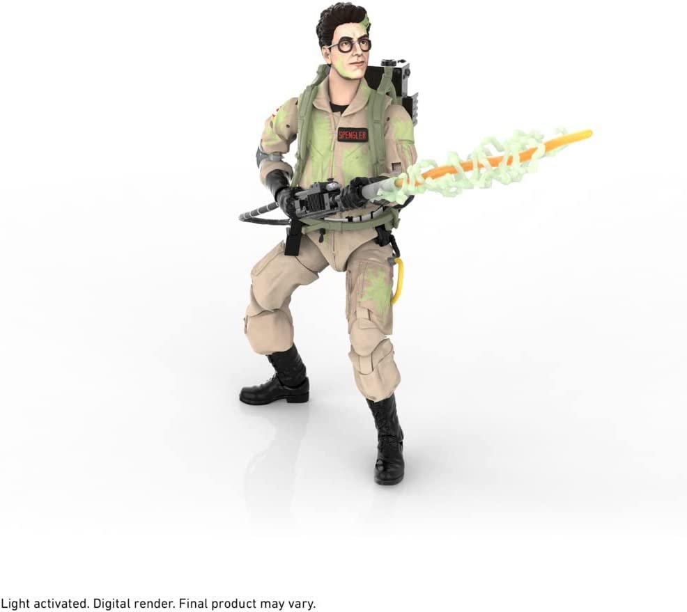 Ghostbusters Plasma Series Glow-in-The-Dark Egon Spengler Toy 15-cm-Scale Collectible Classic 1984 Ghostbusters Figure, Kids Ages 4 and Up, Multicolor, F4850