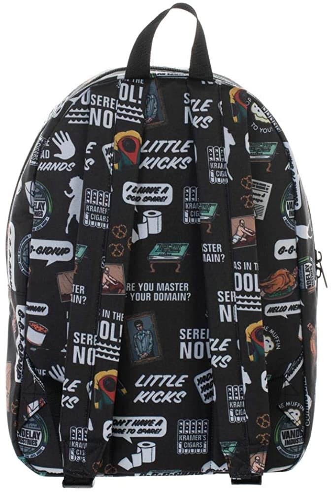 Seinfeld Sitcom Quotes Sublimated Print Backpack