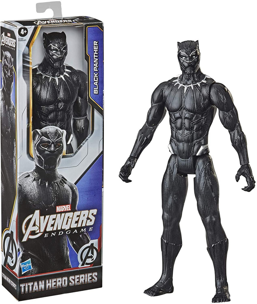 Marvel Avengers Titan Hero Series Collectible 30-cm Black Panther Action Figure, Toy for Ages 4 and Up