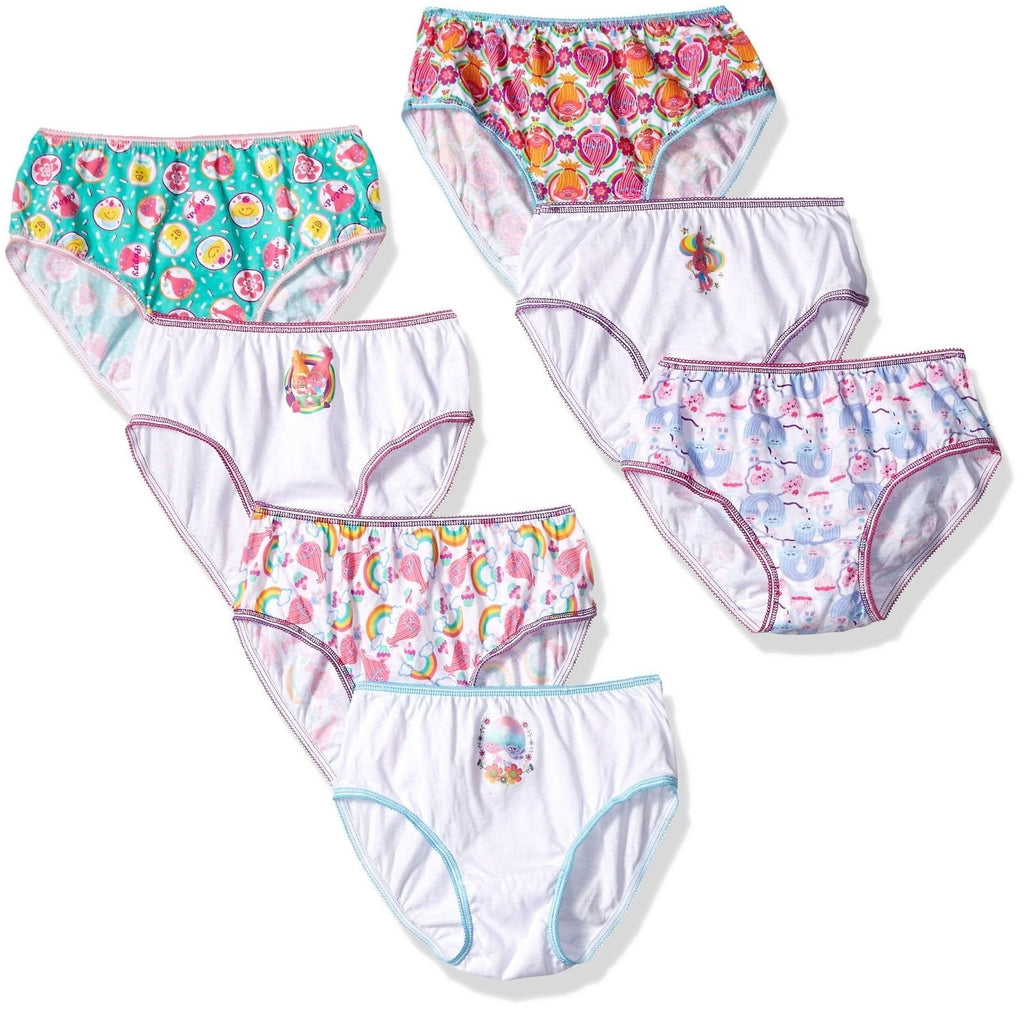 Trolls Girls Underwear, Assorted Prints, 7 Pack