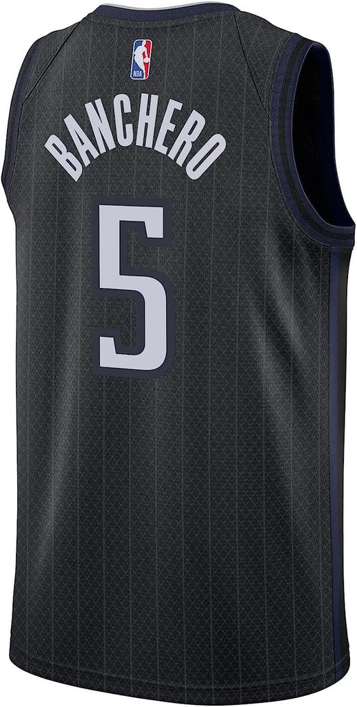 Outerstuff Paolo Banchero Orlando Magic NBA Boys Youth 8-20 Black City Edition Swingman Jersey