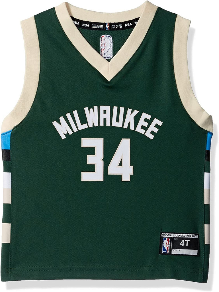 Outerstuff Toddler Replica Road Player Jersey, Giannis Antetokounmpo, 4T