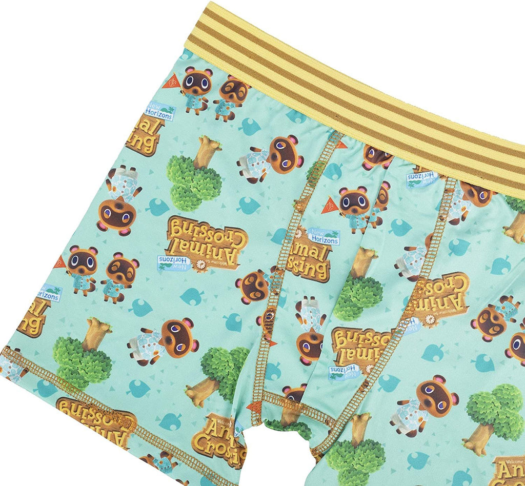 Animal Crossing Boys Boxer Briefs - 4-Pack Underwear Spandex Comfortable (8)