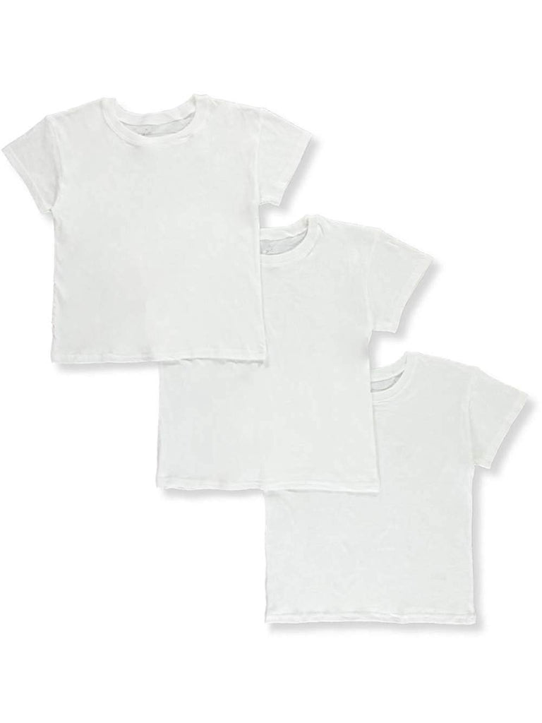 HEAD Boys White Crew Neck Tee 6-Pack - Sizes S-XL