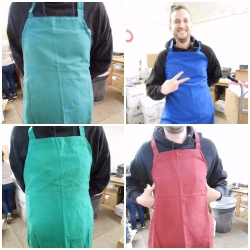 BIB APRONS 3-Pack With Ties NEW SPUN POLY CRAFT/COMMERCIAL RESTAURANT KITCHEN