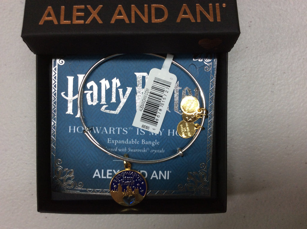 Alex and Ani Womens Harry Potter Hogwarts is My Home Bangle Two-Tone