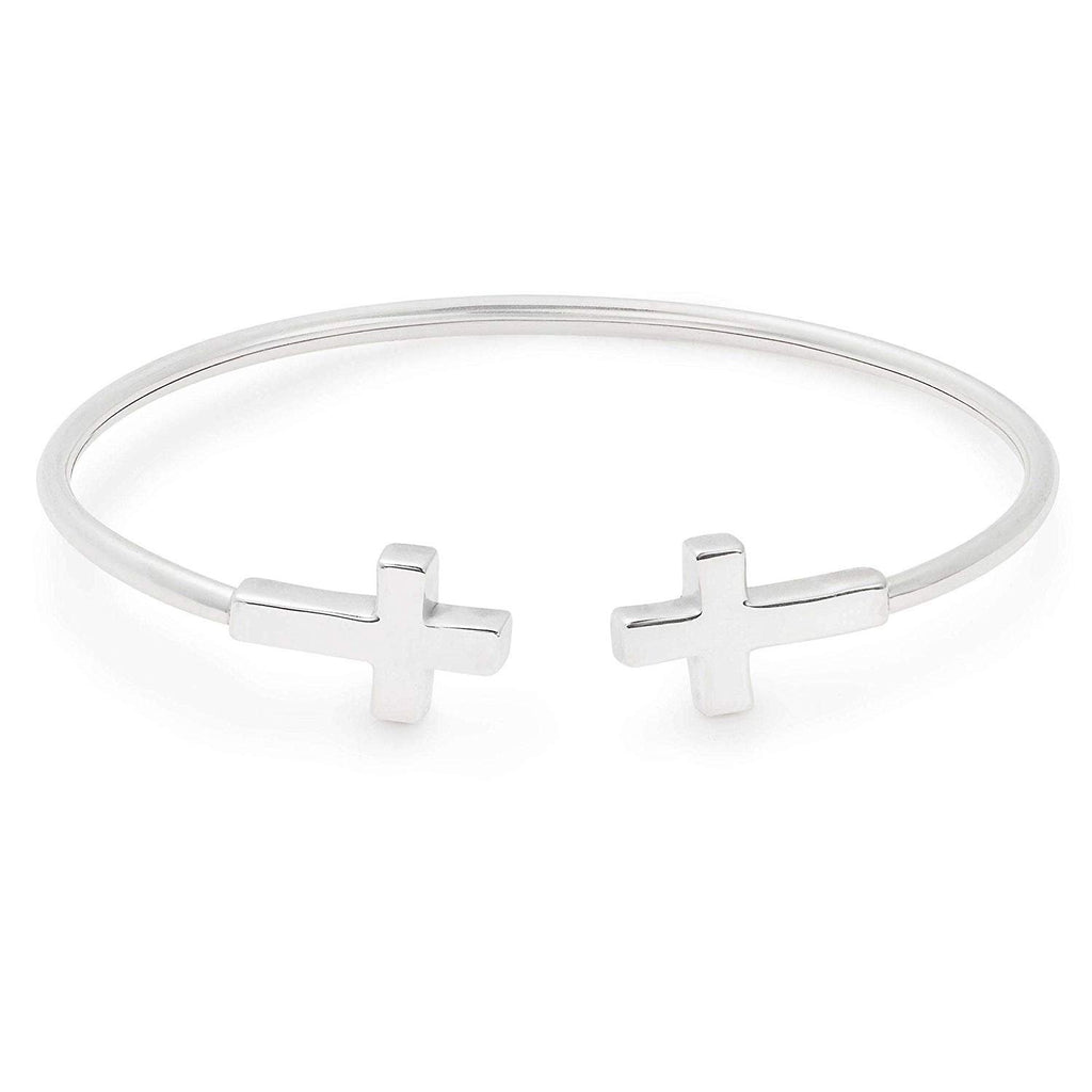 Alex and Ani Womens Cross Cuff Bracelet