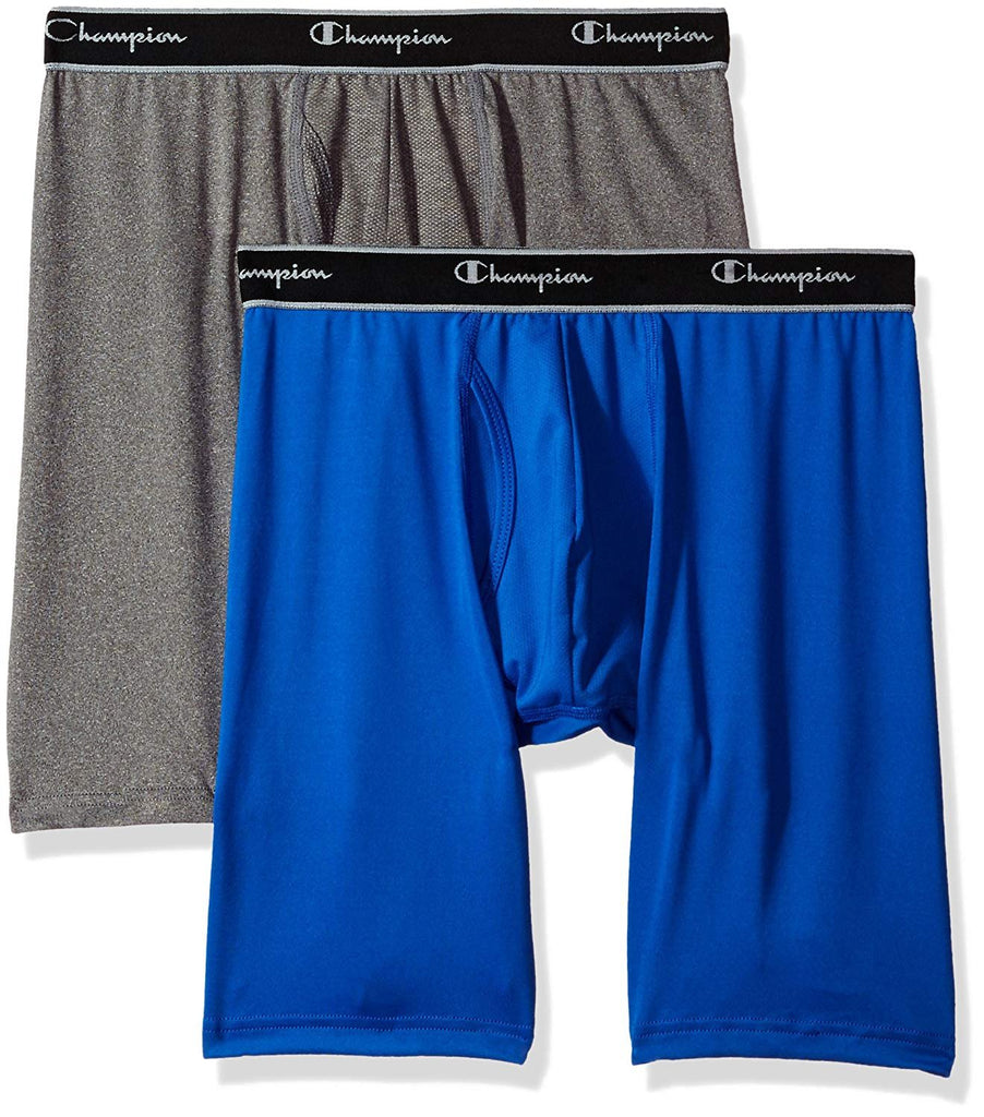 Champion Men's Elite X-Temp Double Dry Technology Boxer Briefs Underwe