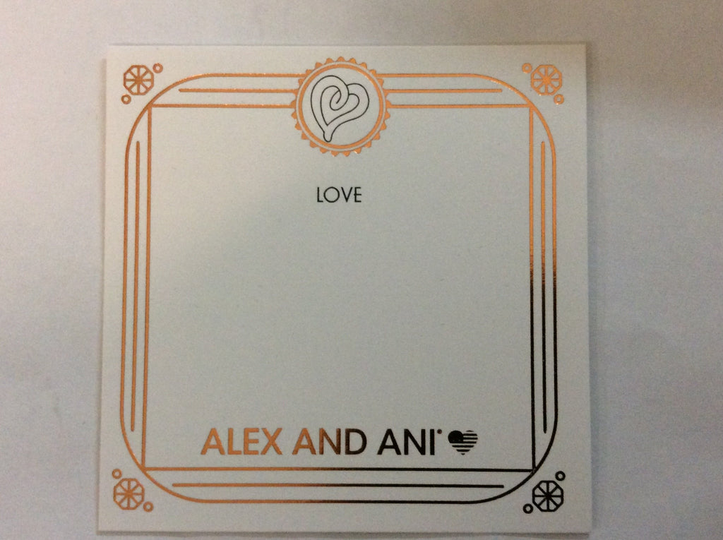 Alex and Ani Women's Handwritten Heart Bracelet Set of 2