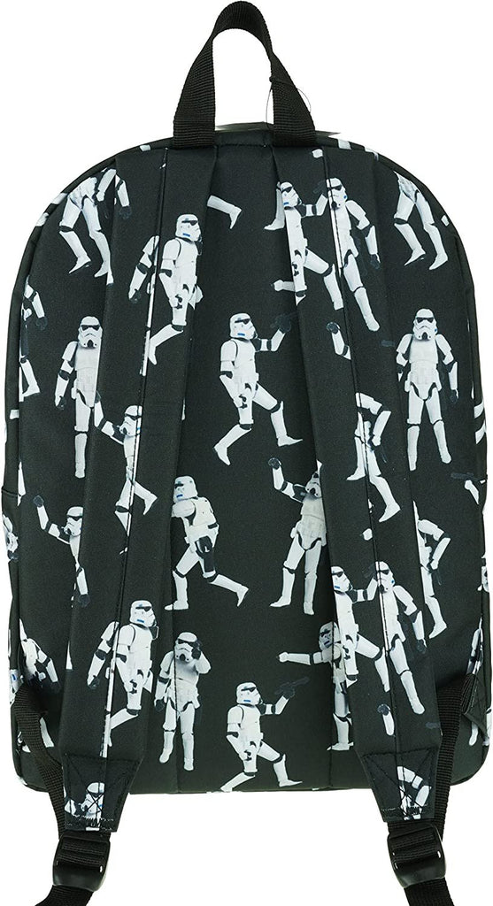 KBNL Star Wars -Storm Trooper Deluxe All Over Print Backpack - 64957, Black