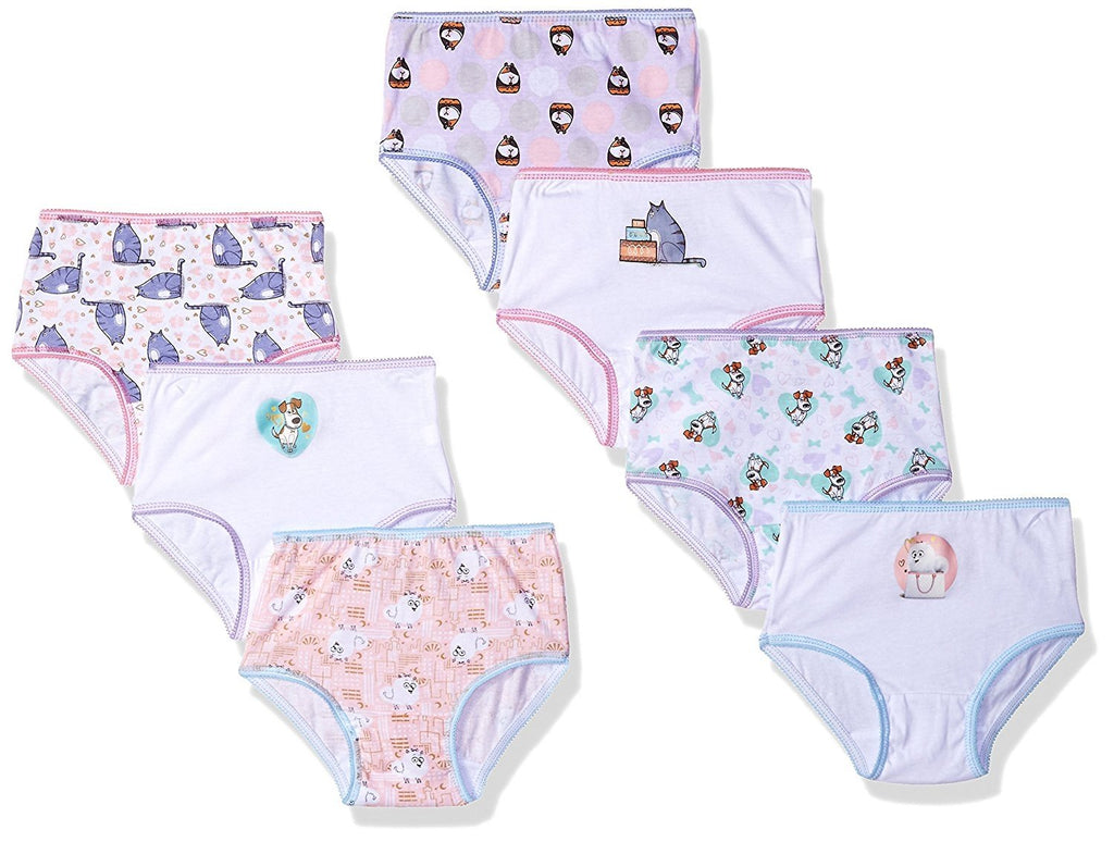 Universal Secret Life of Pets 7 Pack Toddler Girls Underwear