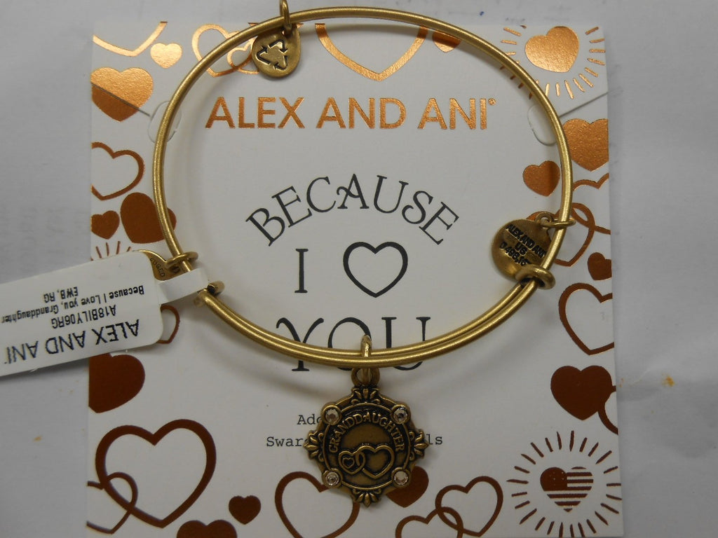 Alex and Ani Womens Because I Love You Granddaughter III Bangle