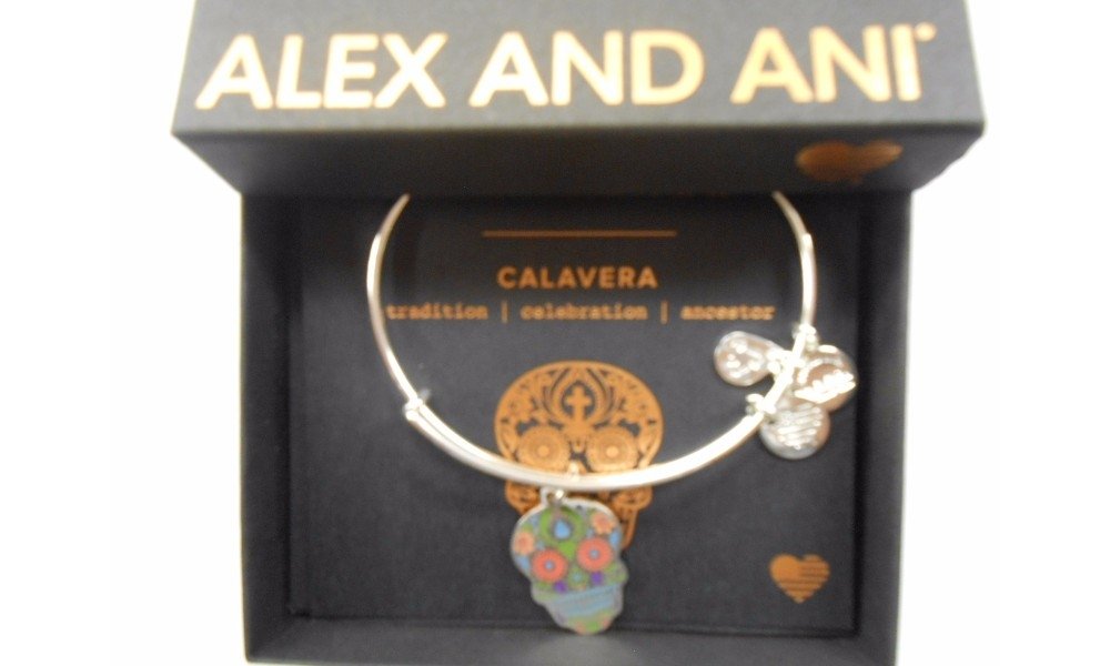 Alex and Ani Color Infusion, Calavera EWB Bangle Bracelet