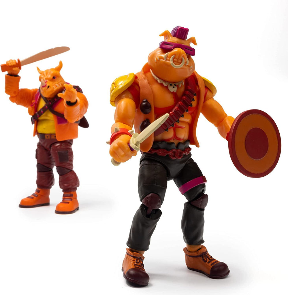 TMNT BST AXN Bebop & Rocksteady Arcade Flashing 2-Pack