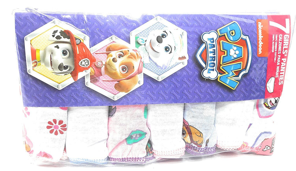 Nickelodeon PAW Patrol Girls' 7 Pack Panties Underwear (4)