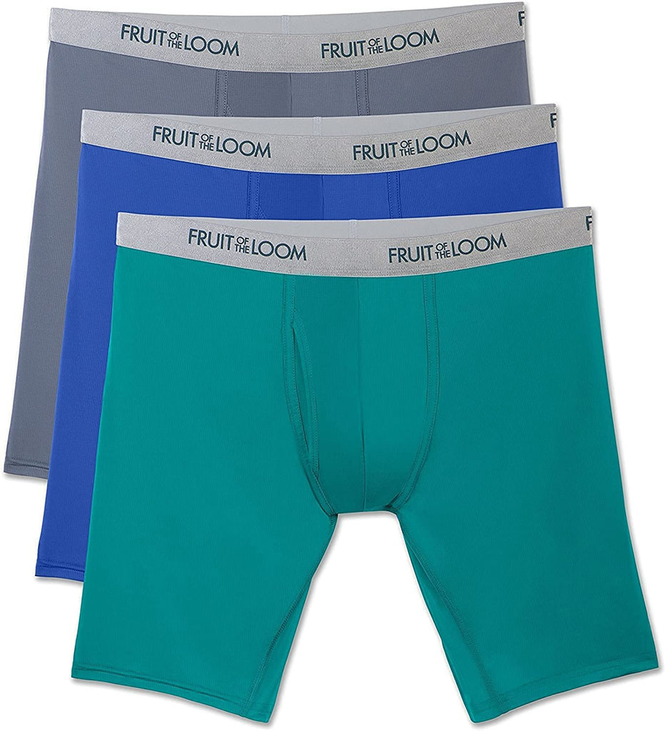 Fruit of the Loom Men's Trunks, Short Leg Boxer Briefs, Performance Cooling  - Colors May Vary, Large : : Clothing, Shoes & Accessories
