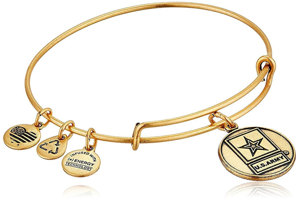 Alex and Ani U.S. Army® Charm Expandable Bangle Bar Bracelet