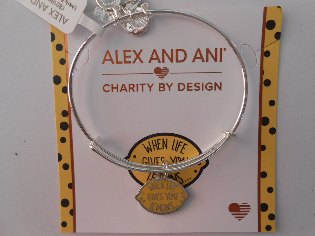 Alex and Ani Womens Charity By Design When Life Gives You Lemons Bangle