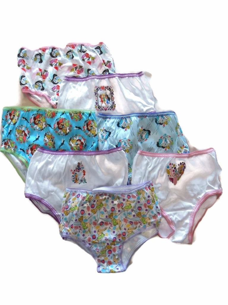 Handcraft Toddler Girls's Disney Panties 7 Pack