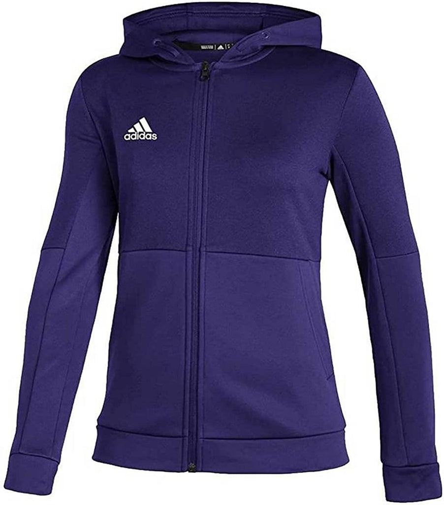 Adidas Women's TI FZ Full-Zip Jacket, Moisture Wicking - Navy Blue/White