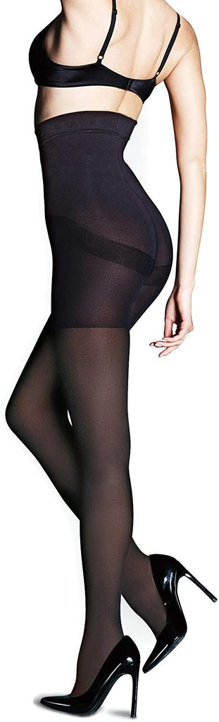 Maidenform Sweet Nothings High Waist Shaping Tights - Style 41004 Black Medium