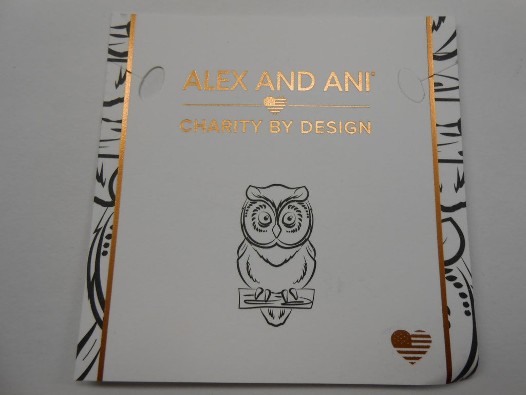 Alex and Ani Womens Charity by Design Owl II Bangle