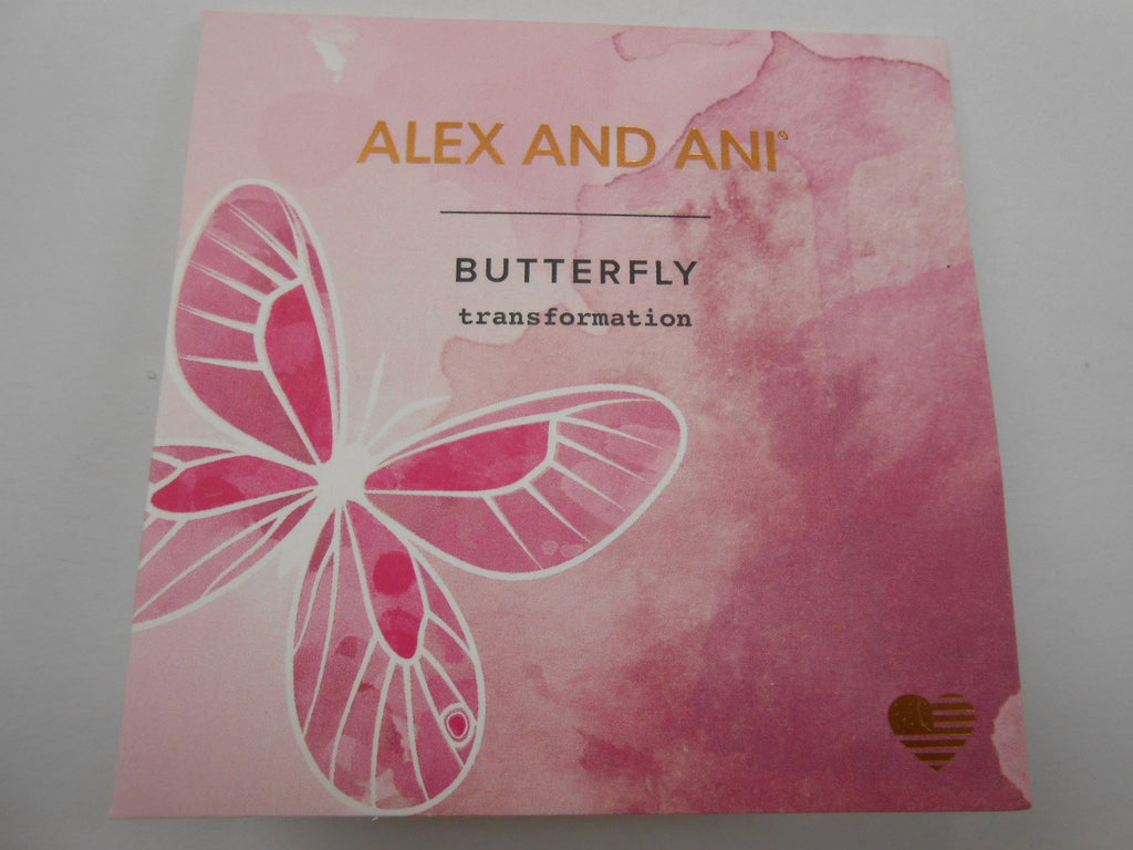 Alex and Ani Womens Art Infusion Set, Butterfly Bracelet