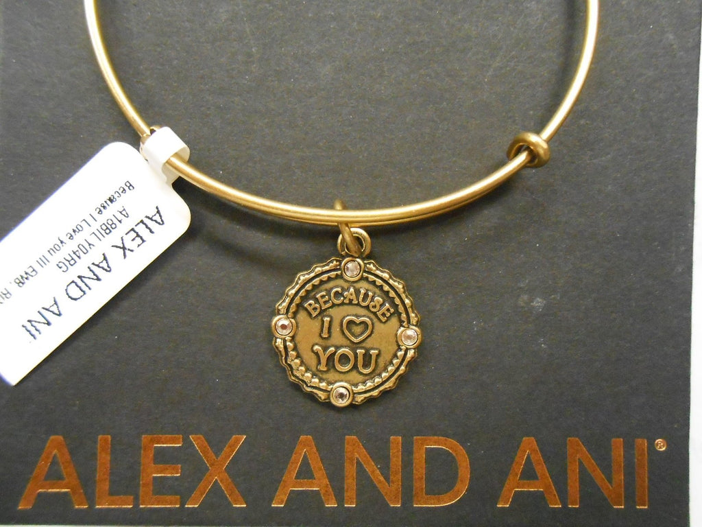 Alex and Ani Womens Because I Love You III Bangle