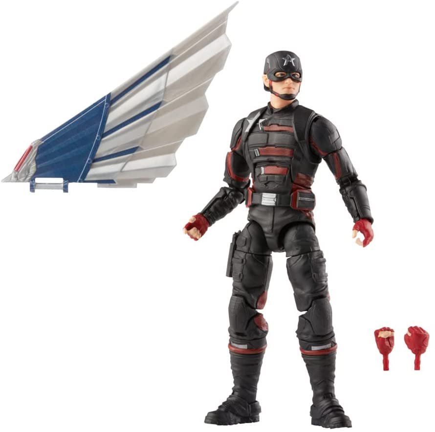 Marvel Legends Series Avengers 6-Inch Action Figure Toy U.S. Agent and 2 Accessories, for Kids Ages 4 and Up