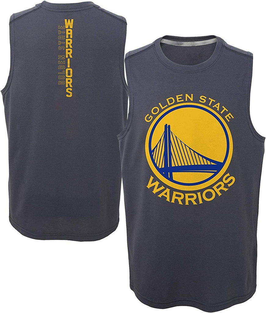 Outerstuff NBA Youth Boys (8-20) Golden State Warriors Ultra Muscle Tank Top (X-Large (18-20))