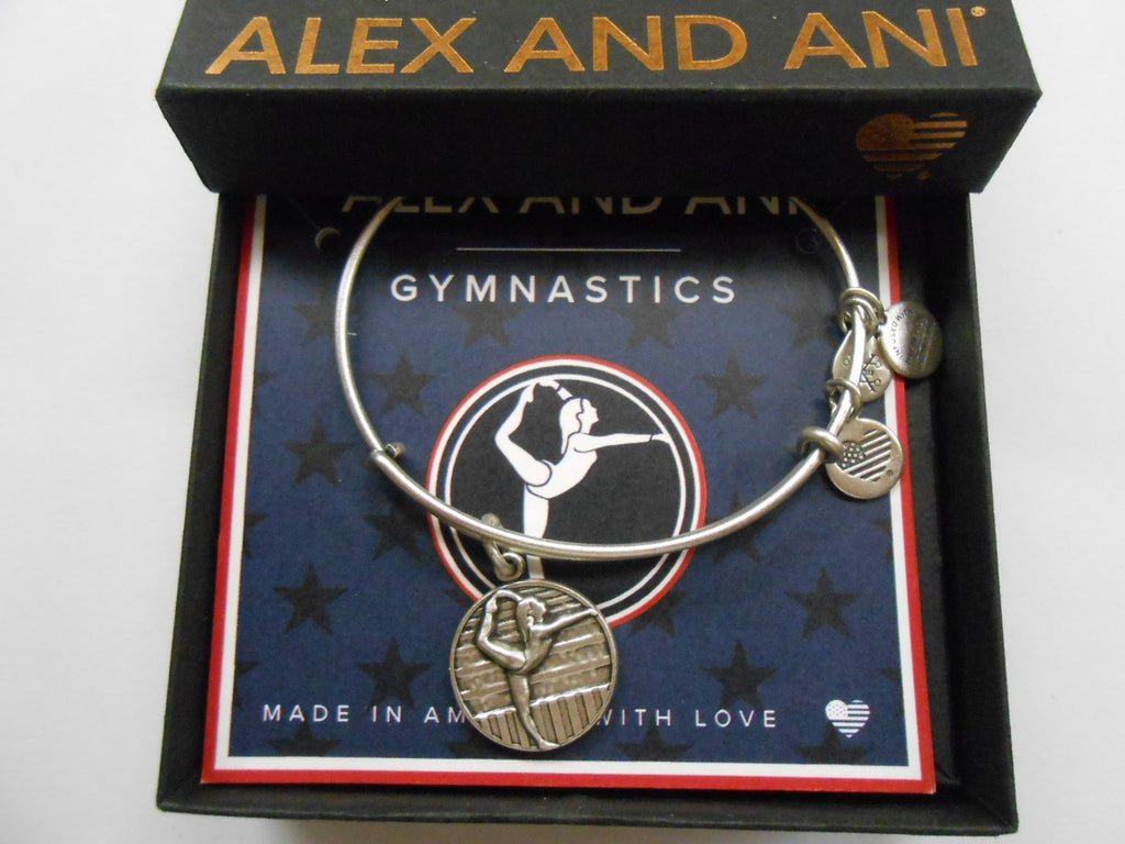 Alex and Ani Team USA Gymnastics Expandable Bangle Bracelet