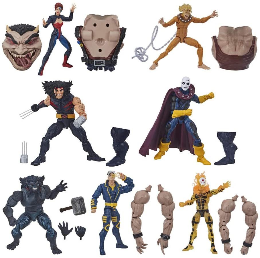 X-Men Marvel Legends Wave 5 - Sugar Man BAF Series Bundle (7 Items)