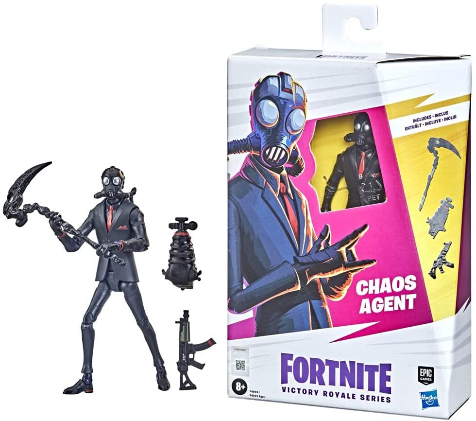 FORTNITE Hasbro Victory Royale Series Chaos Agent Collectible Action Figure with Accessories - Ages 8 and Up, 6-inch