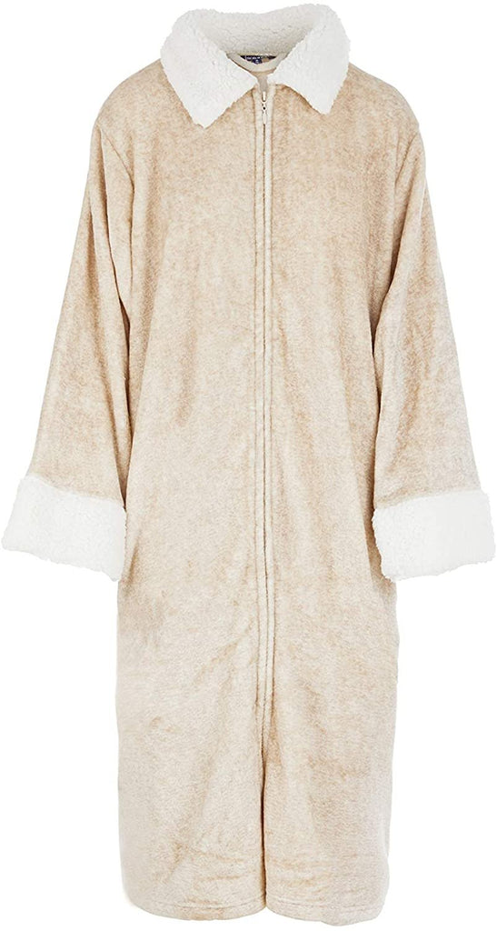 isotoner Womens Plush Robe Soft - Bathrobe Warm Cozy Minky Fleece Lined