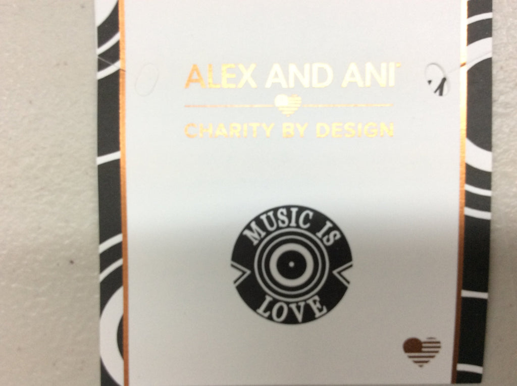 Alex and Ani Womens Charity by Design Music is Love Bangle