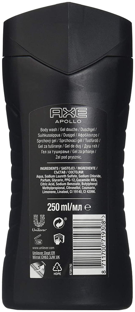 Axe Shower Gel Apollo 250ML 1 Count