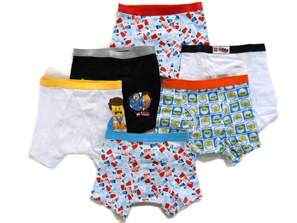 Lego Boys' LEGO Movie 5 Pack Boxer Briefs