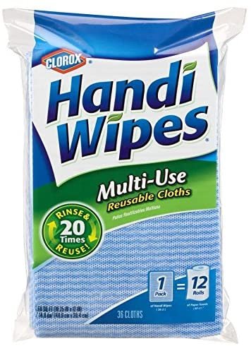 Handi Wipes Clorox Multi-Use Reuseable Cloths, 36 Count