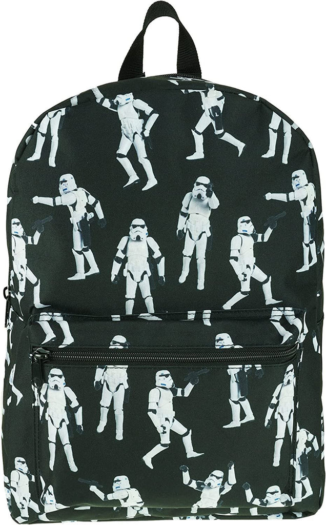 KBNL Star Wars -Storm Trooper Deluxe All Over Print Backpack - 64957, Black