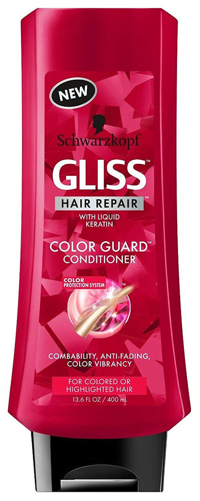 Gliss Conditioner Color Guard 13.6 Ounce (400ml) (2 Pack)