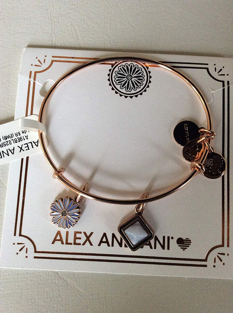 Alex and Ani Life Bangle Bracelet Shiny Rose NWTBC