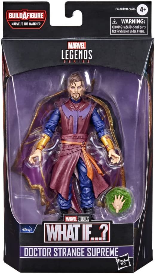 Marvel Legends Series 6-inch Scale Action Figure Toy Doctor Strange Supreme, Premium Design, 1 Figure, 1 Accessory, and Build-a-Figure Part