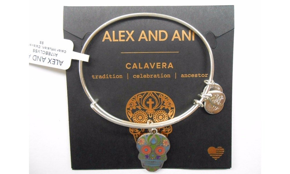 Alex and Ani Color Infusion, Calavera EWB Bangle Bracelet