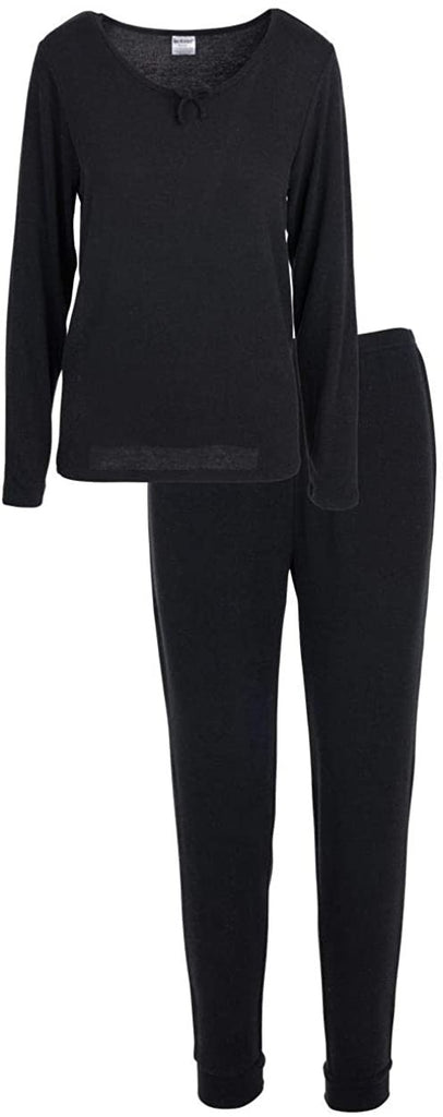 isotoner Sleepwear Womens Sleep Set - Super Soft Pajamas Long Sleeve and Pants Set Nightwear Sexy